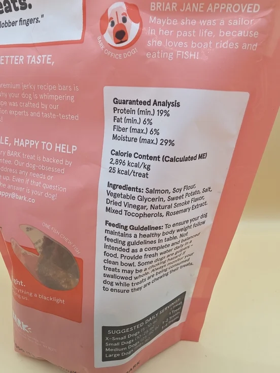 BARK Swimmy Jerky Bars Salmon 3oz Pack - Picture 6 of 7